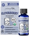 Legendairy Melk Organic Elderberry Drops - Baby Multivitamin med Echinacea, Vitamin C & Zinc for immunstøtte - Ideell for babyer og barn, ikke-GMO - 30 Services