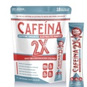 CAFEINA 2X - 200mg koffein og elektrolyt infisert pulver Stick Packs (18 greve)