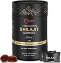 Himalayan Nutritious Shilajit Gummies gull - Ashwagandha, Gokshura - Fulvic Acid - 85+ Trace Minerals - for menn kvinner - Ingen tilsatt sukker (Shilajit Gold Gummies)