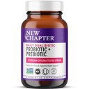 Ny kapittel Daily Dual Biotic Probiotic + Prebiotic for digestion og mikrobiom helse, 100% vegansk, soya gratis, ikke-GMO, 60 greve (2 måneders forsyning)