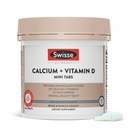 Sveitsisk kalsium med vitamin D3 og Citrat 830mg | Supplement for kvinner og menn | Bone styrke støtte | Calcio | 300 tabletter |