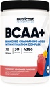 Nutricost BCAA + Hydration Powder (Raspberry Lemonade) 30 Serveringer - Branched Chain Aminosyrer med Hydration Complex - Glutenfri, ikke-GMO