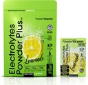 PowderVitamin Electrolytes Powder Plus, keto, sitronade, sukkerfri, rosa Himalayan salt, 1000 mg kalium, 120 mg kalsium, 120 mg magnesium, ikke-GMO, null kalorier, (16 Hydration Packets)