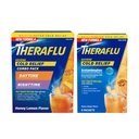 Theraflu alvorlig kald relief varm flytende pulver Combo: 12ct dagtid / natttid honning sitronflavor + 6ct dagtid honning Ginger Flavor