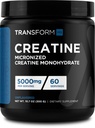 TransformHQ Kreatin Monohydrat pulver (60 serveringer) Unflavored - 5000mg Per servering