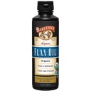 Barlean's Organic Lignan Flaxfrø Oljevæske Supplement fra Cold Pressed Flax Seeds, 7,230 mg ALA Omega-3 fettsyrer for sunnt hår, hud og øyne, Glutenfri, 12 oz