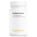 Supersmart - Bacillus Subtilis 3 milliarder CFU per dag (høy potens) - Spore Probiotic Supplement ikke-GMO & Glutenfri - 60 DR Kapsler