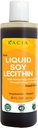 Kacia ren soya lecitin flytende | Vegansk Lecithin 8 oz | Naturlig mat klasse emulgator & stabilizer for bakte varer og sjokolader | Lecithin soya moisturize i hud & hår kosmetikk kreasjoner