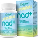 1600 MG Liposomal NAD + Supplement, NAD + Boosting Supplement, Superior Absorpsjon, vitamin B3 for aldring forsvar, lang tid, energi, Reparasjon, ikke-GMO, 60 Softgels