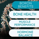 Bor Mineral Supplement - 30 mg | 60 teller | Trace Minerals kroppen din trenger å opprettholde optimal helse og velvære.