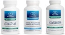 Equilife - Aktivert B-kompleks (60 ct.), Fullspektrum Magnesium (180 ct.), Daglig aktivert Multi-Vitamin (30 Serveringer)