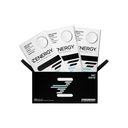 ZENERGY Energi Gum - Mint Flavor ® 50mg Koffein + 35% B6 og 45% B12 Vitamin ® Vegan, 0 Sukker, 0 Kalorier, 0 Gluten, 0 Aspartam, Ikke-GMO, Øyeblikklig handling ® 3 Pack = 24