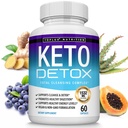 Toplux Keto Detox piller Avansert rensing ekstrakt - 1532 Mg naturlig Acai Colon Cleanser formel, Flush toksiner og overflødig avfall, for menn kvinner, 60 kapsler, tillegg