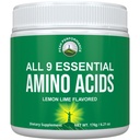 Alle 9 essensielle aminosyrer pulver med 26 kliniske studier. EAAS 32X Effektiv vs BCAA / BCAAS Branched Chain Aminos. Pre eller Post Workout EAA Supplement for energi og muskelvekst. Lemon Lime