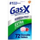 Gass-X ekstra styrke Chewable gass relief tabletter med simetikon 125 mg for blooting relief, Cherry - 72 greve