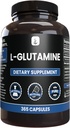 PURE ORIGINAL INGREDIENTS L-Glutamin (365 kapsler) Ingen magnesium eller Rice fyllstoffer, alltid ren, Lab verifisert