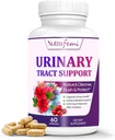 Naturlige urinveistraktive kosttilskudd for kvinner, UTI helsestøtte, Flushes urenheter og renser urinveissystemet, Bladder Support, D-Mannose med Cranberry, Dandelion & Hibiscus