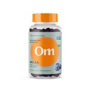 Om Mushroom Superfood Relax Gummies – 28 Serveringer – Blueberry Reishi & Ashwagandha Gummies For Stress Relief, Relaxation & Mood Support