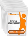 BulkSupplements.com Glycerol Monostearat pulver - Glycerol pulver, Glycerol Supplement, Energikilde - Mat Grade, Glutenfri, 1500mg per servering, 5kg (11 lbs) (Pack of 5)