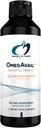 Designer for Helse OmegAvail Smoothie - Omega 3 TG Triglycerid Fish Oil Emulsjon med DHA + EPA - Flytende kosttilskudd for kardiovaskulær + hjernestøtte, Mango Peach Flavor (43 Serveringer / 16oz)