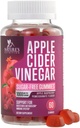 Apple Cider Vinegar Gummies 1000mg per servering - sukker gratis Max styrke ACV Gummy vitaminer Supplement, Avansert formel, vitamin B12 støtter metabolisme og energi, ketovennlig, vegansk, 60 gummier