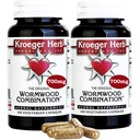 2 pakke -Kroeger Wormwood kombinasjon, 100 V-Cap