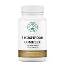 Organic Mushroom Complex - 7 Mushroom Blend Immune Support Nootropic & Cognitive Helse Supplement med organisk løve, Chaga, Maitake, Shiitake, Reishi, Tyrkia Tails, Cordyceps Mix