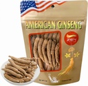 Zen Ginseng - 4 oz Veske av amerikansk Wisconsin Ginseng Root - Ikke-GMO, Glutenfri. Legg til denne Ginseng i Soppa, Te, Kaffe, juice, Smoothies og Baking (liten lang rot 4 oz Bag)