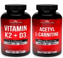 Vitamin K2 med D3 & Acetyl L-karnitin Bundle