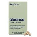 hennes egen renser, Gentle Detox, støtter sunn Gut, Ocean Algae Cleanse, Prebiotic / Probiotic Blend, Cleansing Herbal Blend, Gluten og soya Free, Vegan, 60 Kapsler, 30 Services, Multicolor