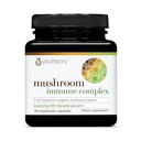 Youtheory Mushroom Immune Complex - Vegan Immune Support Supplement* - Organic Mushroom Blend med Chaga, Cordyceps, Lion's Mane, Maitake og mer - 60 Vegetariske kapsler