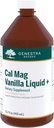 Genestra merker Cal Mag Vanilla Væske + | Kalsium-Magnesium Supplement | 15,2 fl oz.