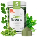 Zahler Core Greens pulver ernæring kosttilskudd - Superfood pulver - Super Grønn Juice & Smoothie Mix - Phytonutrient rik med Spirulina, Klorofyll og mer - Kosher Superfood