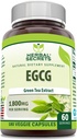 Herbal Hemmeligheter EGCG Grønn Te Ekstrakt 1800 Mg Per Serving | Veggie Kapsler Supplement | Ikke-GMO | Glutenfri | Laget i USA (1 Pack, 180 Count)