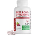 Bronson Beet Root + L-Arginine Nitric Oxid produksjon - Ikke-GMO, 360 Vegetariske kapsler