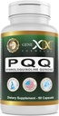 Genex Formler 20 mg PQQ Pyrroloquinoline Quinon (90 kapsler) | Støtter Mitochondria, kardiovaskulær og kognitiv helse - Ikke-GMO, Glutenfri, vegetarisk - 90 dagers forsyning
