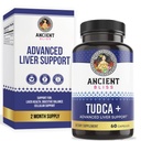 Tudca 500mg, 60 kapsler (Tauroursodeoksykolsyre) - Bile salter lever støtte supplement, naturlig biter smak-vegansk vennlig, ikke GMO, Glutenfri kapsler av antikk lykke