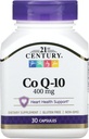 21st Century Co Q10 400 mg Veg Kapsler, 30 greve