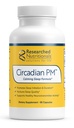 Forskningsbaserte ernæringsmidler Circadian PM - fremmer et sunt nervesystem, Histaminrespons og fredelige natter med L Theanine, 5 HTP, Valerian Root & GABA Supplements (90 kapsler)
