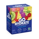 GoHydrate Lav natriumelektrolytter pulverpakker sukkerfri - Øyeblikklig hydrasjon daglig drikk blanding - Null sukker vannflavor pakke singler med vitamin D - (variety pakke, 30 pakker)