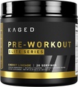 Kaged pre trening Elite pulver | Cherry Limeade | Pre-Workout med kreatin, Beta Alanine, L-Citrulline, BCAA | 388 mg organisk koffein | Pre-tilskudd for menn og kvinner | 20 Serveringer