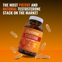 Optimo Turbo Boost Stacker - maksimer testosteron med overdrive testosteron støtte og DHEA + Bioperine