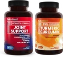 BioEmblem Turmeric Curcumin Supplement med BioPerine og felles støtte