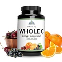 Optimale helsesystemer Hele C Chewable | Potent Vitamin C fra hele matvarer | Acerola Cherry, oransje frukt, og svart currant + Bioflavenoider | 60 tabletter