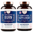 WINDSOR BOTANICALS Cortisol Blocker og Multi collagen Burn - Skjønnhet og Mood Support Bundle