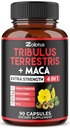 Zolotus Premium Tribulus Terrestris Kapsler - Kombinert med Ashwagandha, Panax Ginseng & Maca - 90 Antall i 3 måneder