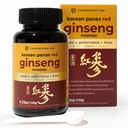 CHEONGHWA F&B Panax Ginseng pulver, 10% Ginsenoside (Totalt 20 000 mg, 4 måneders forsyning), 4.23oz, +5 år voksende koreansk rød panax Ginseng, fokus og immun støtte, ultrafin pulver, ikke-GMO
