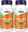NU Supplements, TestoJackTM 100 med LJ100®, et Potent standardisert ekstrakt av Tongkat Ali (Eurycoma longifolia), Tribulus og ZMA®, 60 Veg Kapsler (Pack på 2)