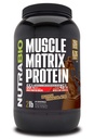 NutraBio Muscle Matrix Protein pulver - 25 g protein Per Scoop - Whey Isolate og Micellar Casein Combo for rask og langsom utgivelse - nederlandsk sjokolade - 2 pund, 28 serveringer