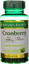 Naturens Bounty Cranberry Frukt 4200 mg, Plus vitamin C Softgels, 120 ea (pakke med 5)